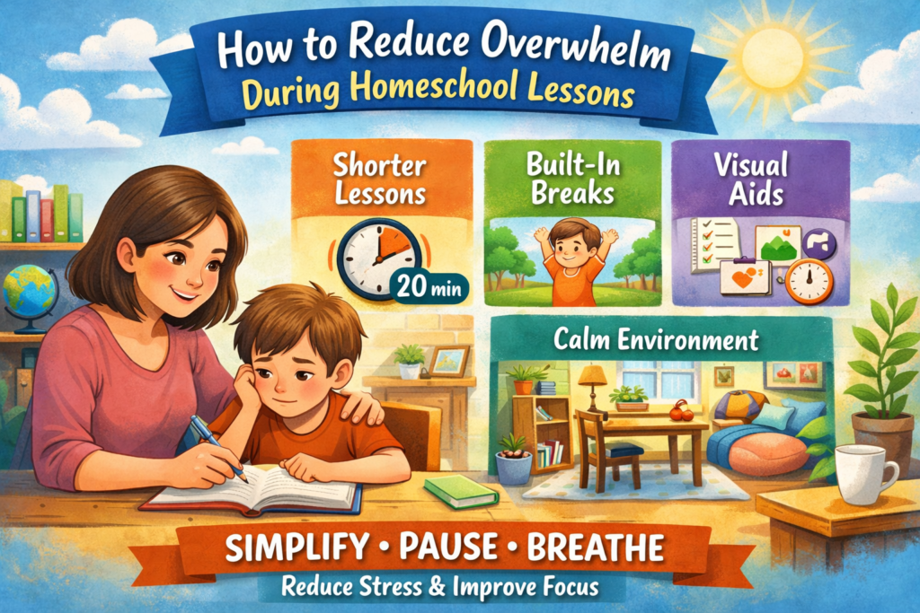 Reduce Overwhelm During Homeschool