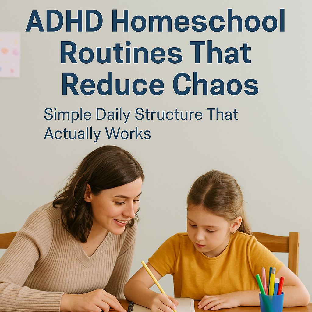 ADHD homeschool routines
