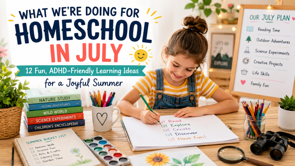 July homeschool ideas