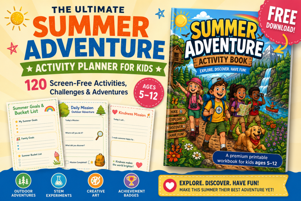 Free Summer Activity Planner for Kids